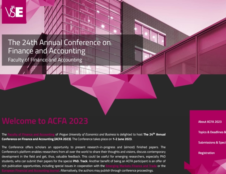 Conference ACFA 2023
