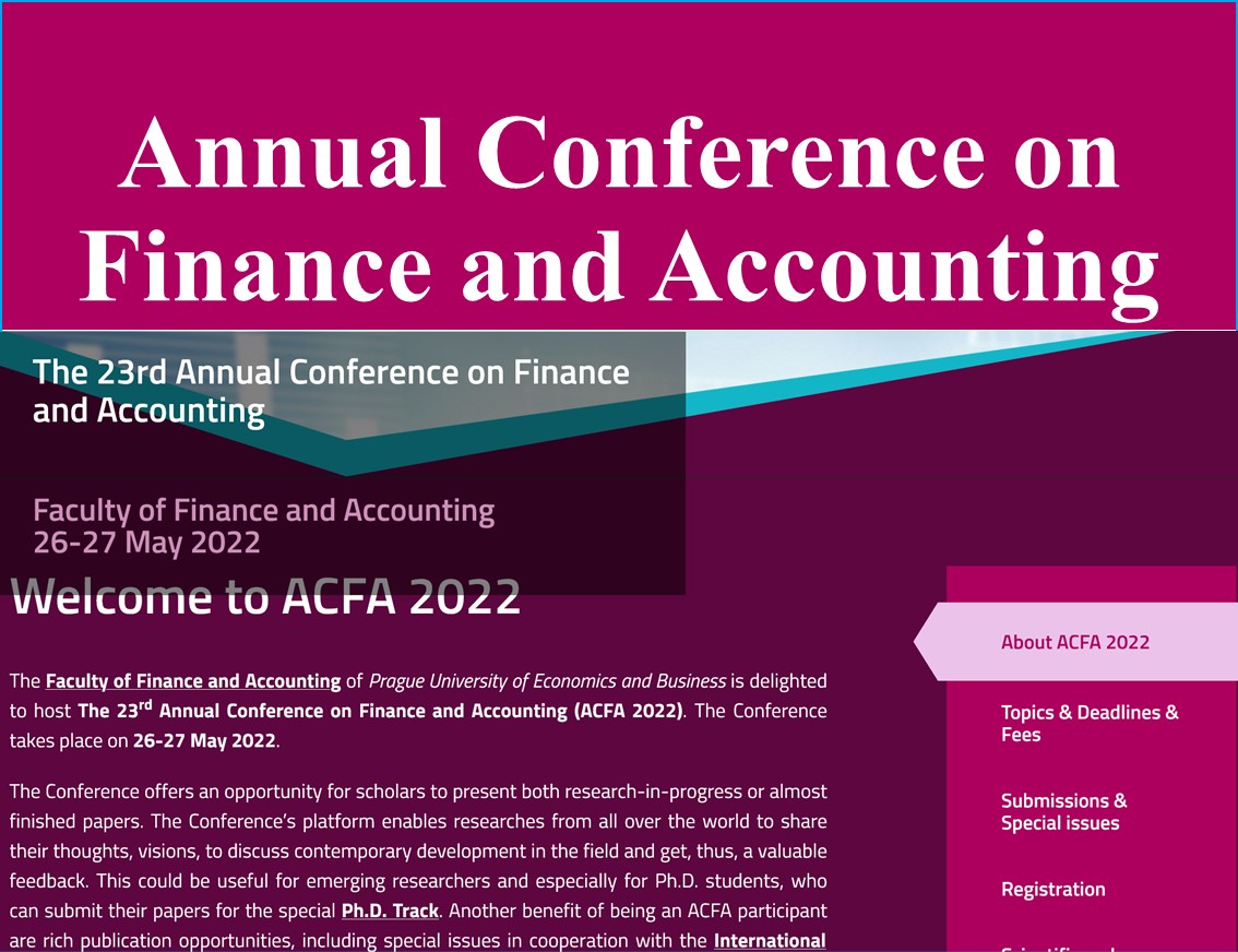 Conference ACFA 2022