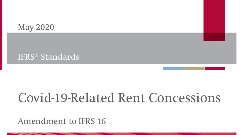 IASB vydala úpravu IFRS16 ve vazbě na COVID-19