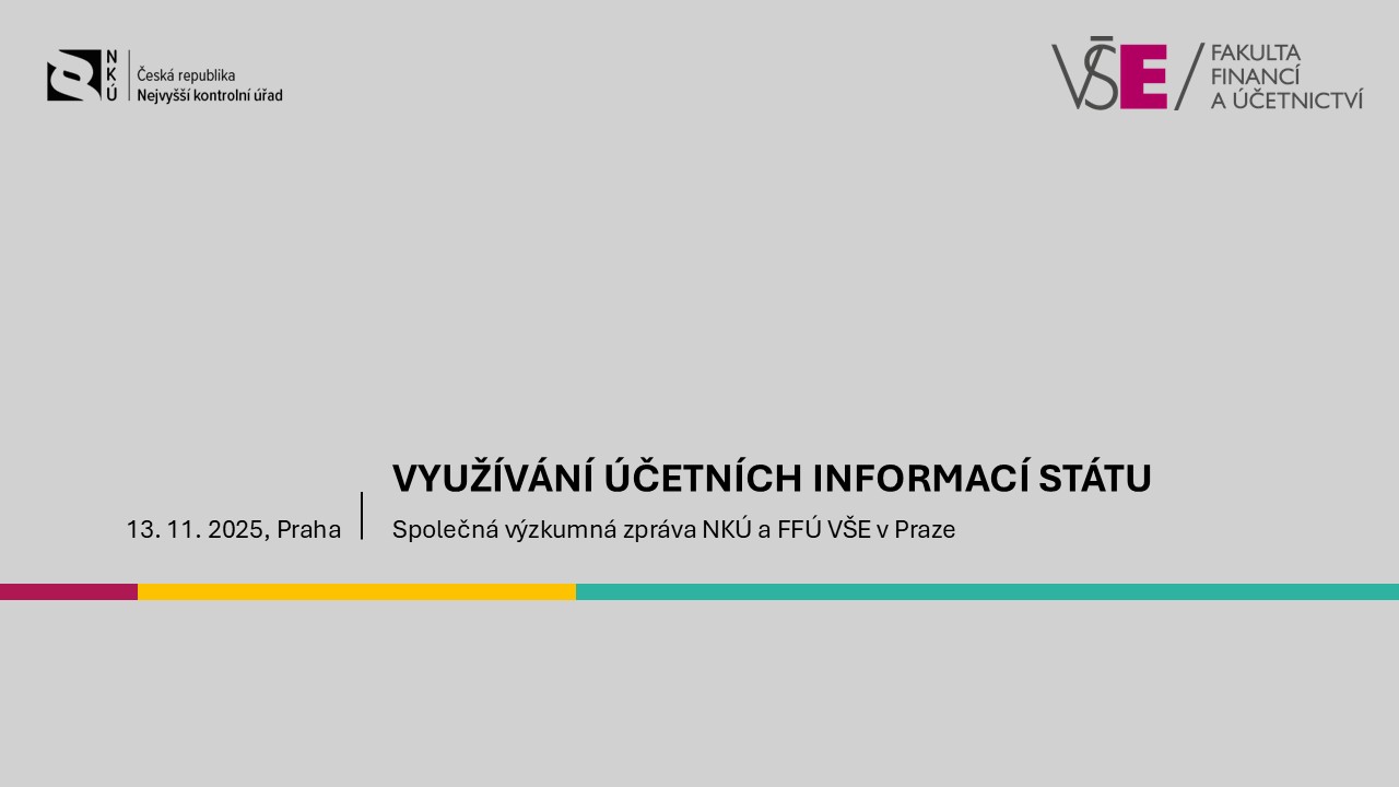 Využívání účetních informací státu